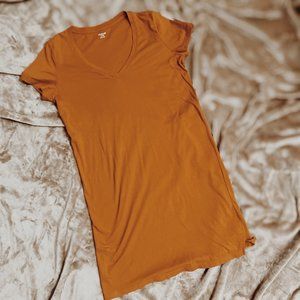 Madewell Orange T-Shirt Dress, Like New X-Small